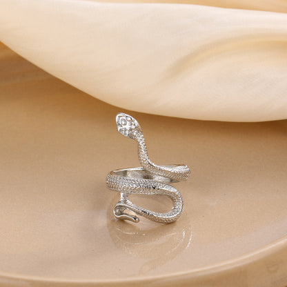 Plata Anillo clásico con encanto atemporal