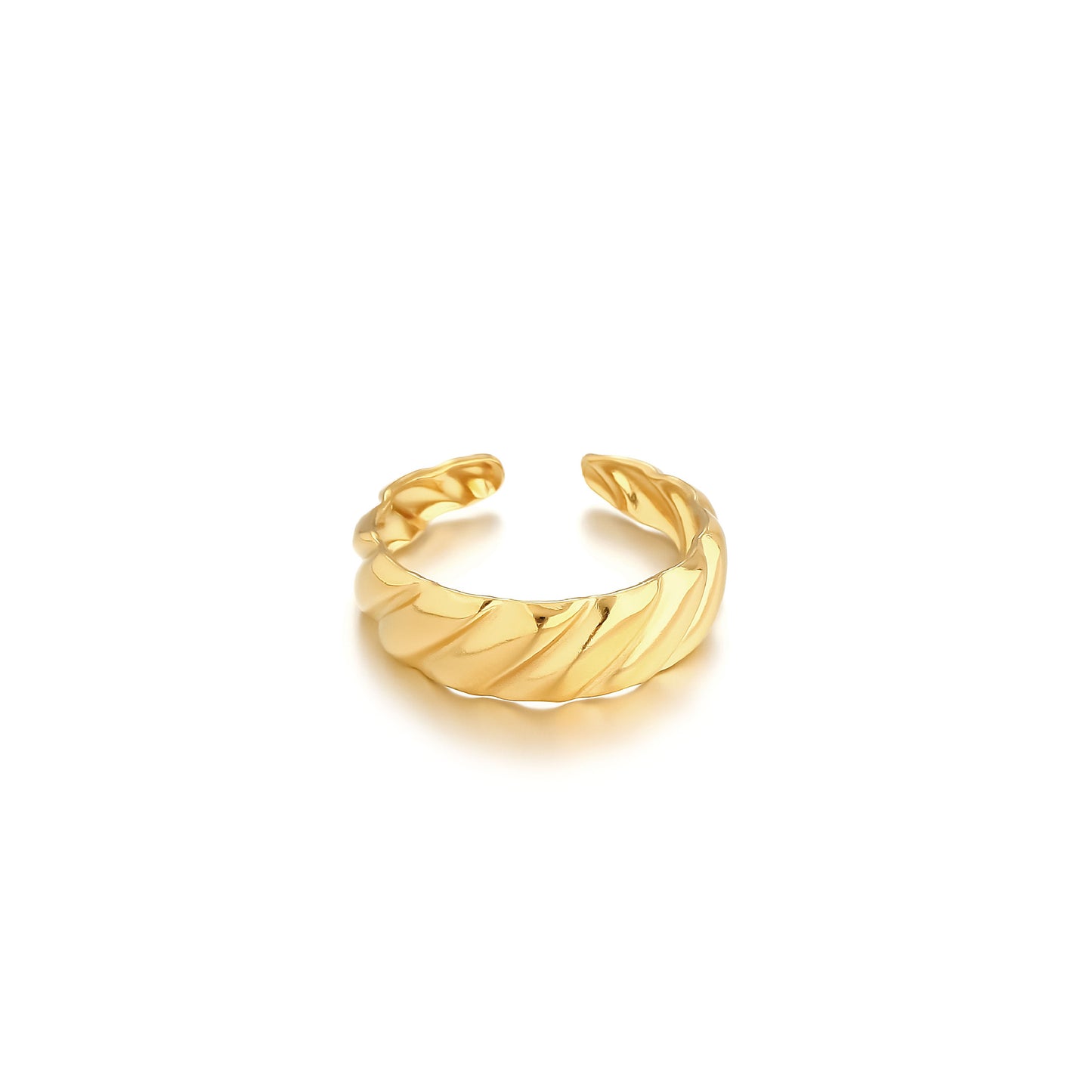 Oro Anillo elegante para toda ocasión