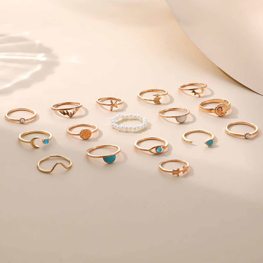 Perla Anillo elegante para toda ocasión