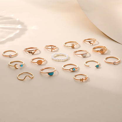 Perla Anillo elegante para toda ocasión