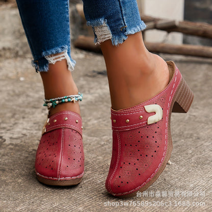 Sandalias Ortopédicos de Inspiración Vintage