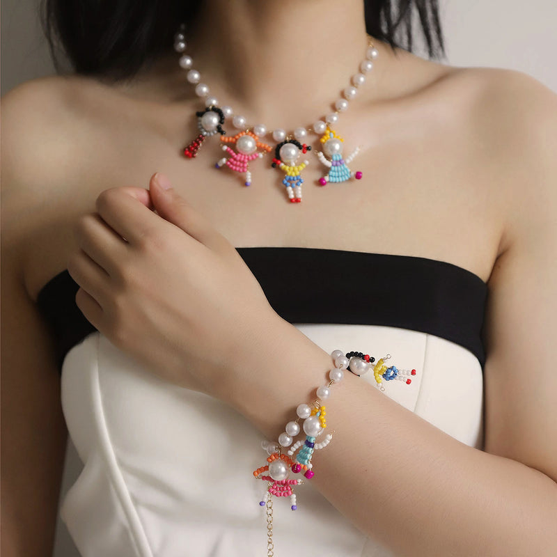 Perla Collar impresionante para uso diario