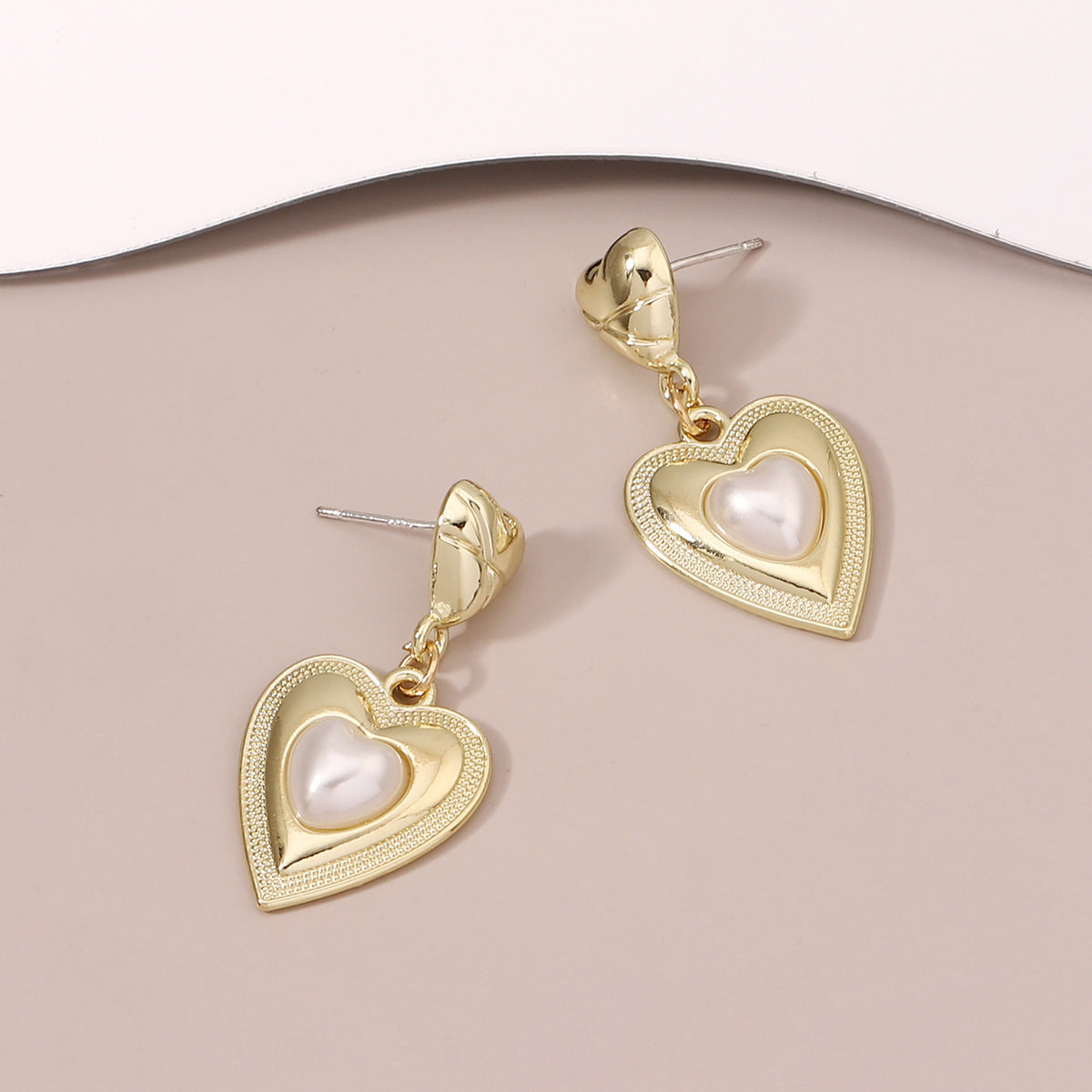 Oro Pendiente elegante para toda ocasión