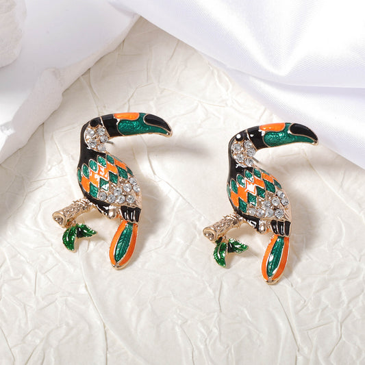 Pendiente vintage hecho a mano