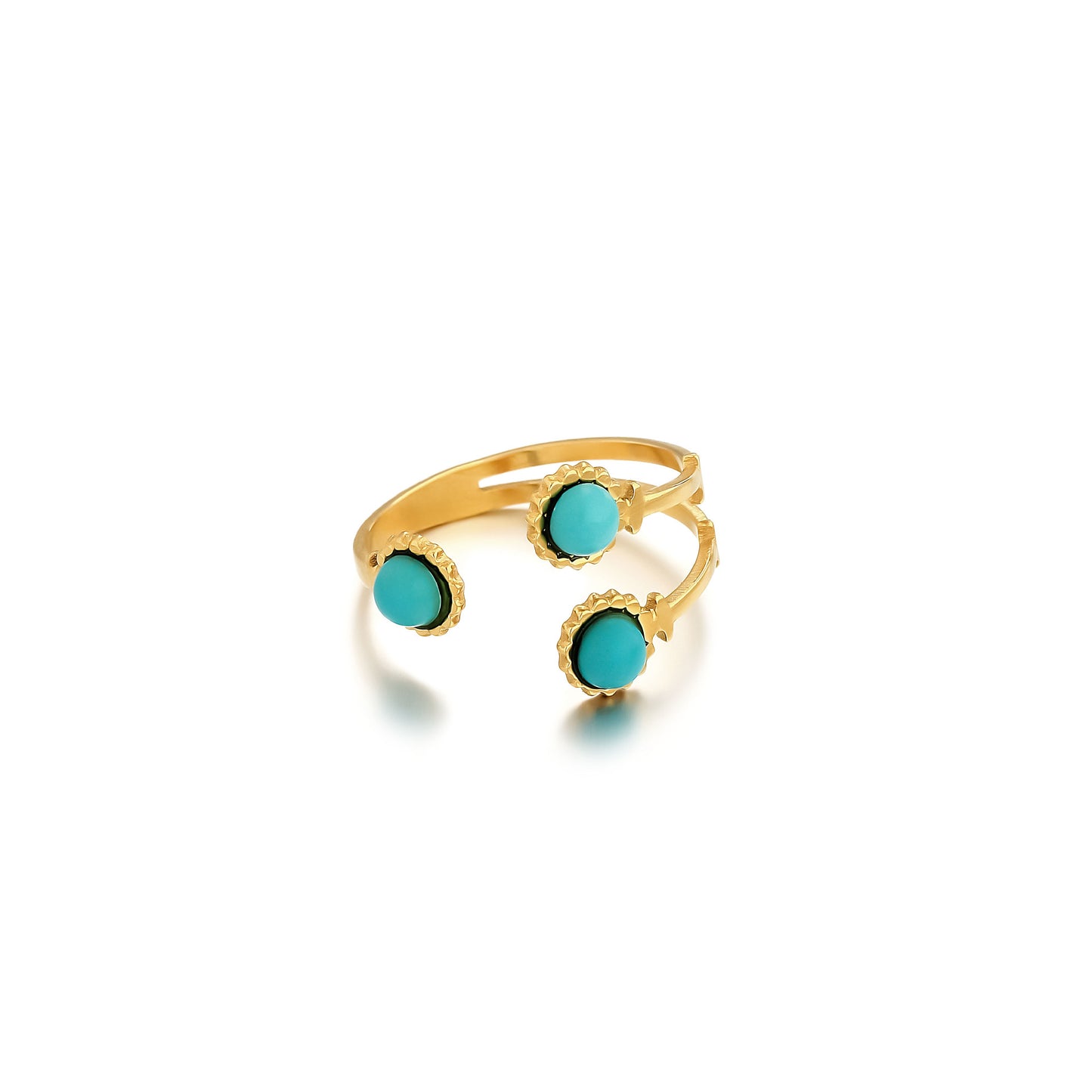 Oro Anillo elegante para toda ocasión