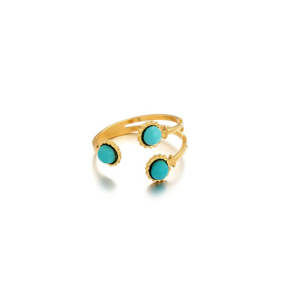 Oro Anillo elegante para toda ocasión