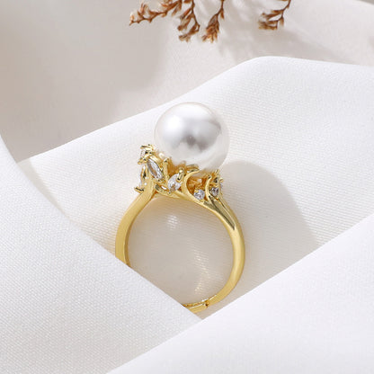 Oro Anillo vintage hecho a mano