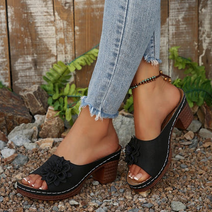Sandalias Ortopédicos de Inspiración Vintage