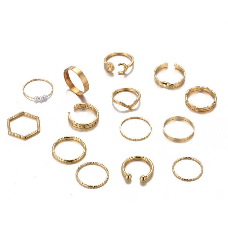 Perla Anillo elegante para toda ocasión