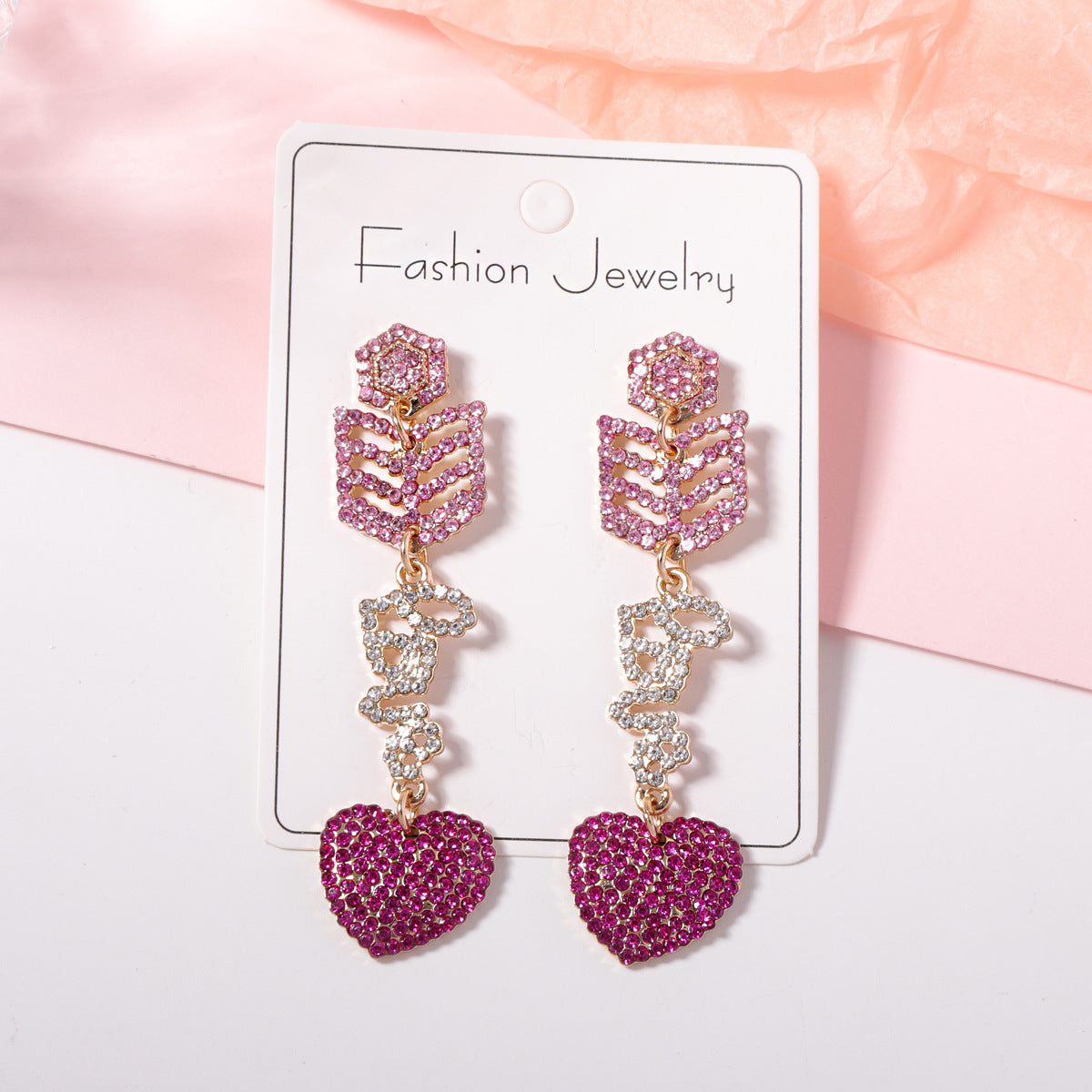 Pendiente vintage hecho a mano