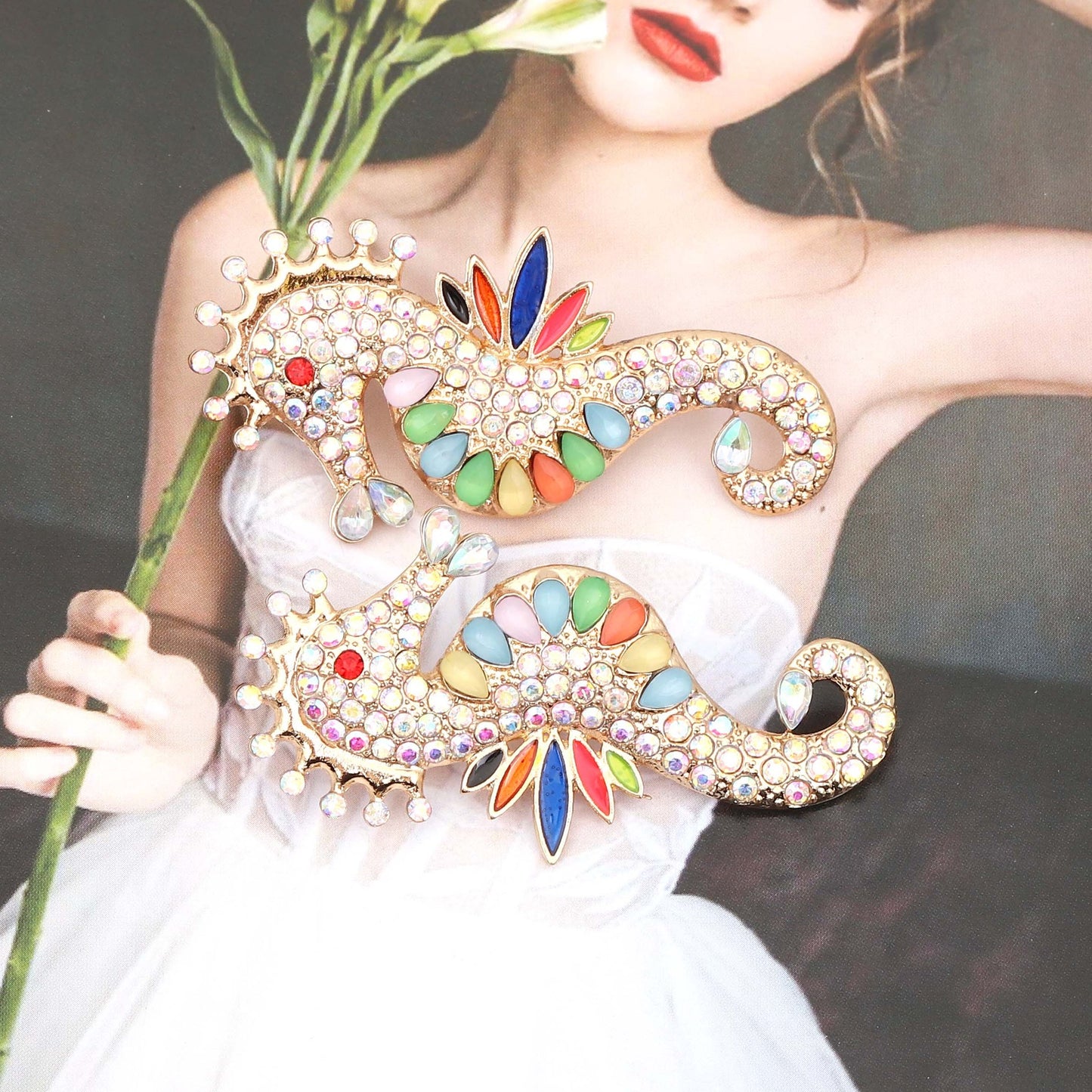 Pendiente artesanal delicado