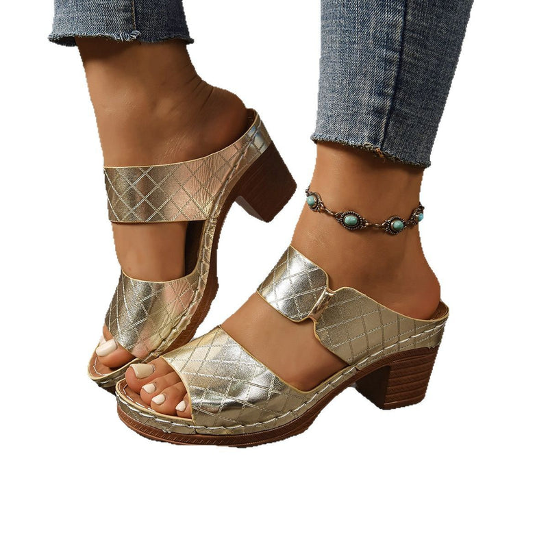 Sandalias Ortopédicos de Inspiración Vintage