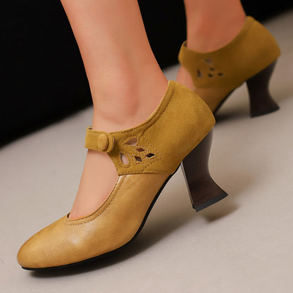 Tacones Ortopédicos de Inspiración Vintage