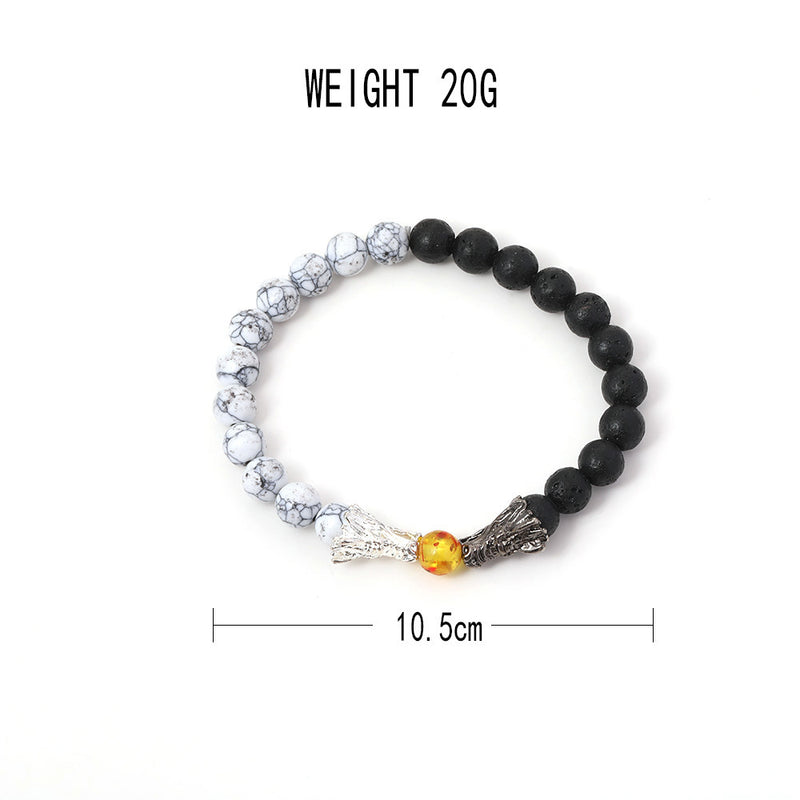 Perla Pulsera vintage hecho a mano