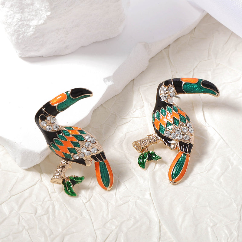 Pendiente vintage hecho a mano