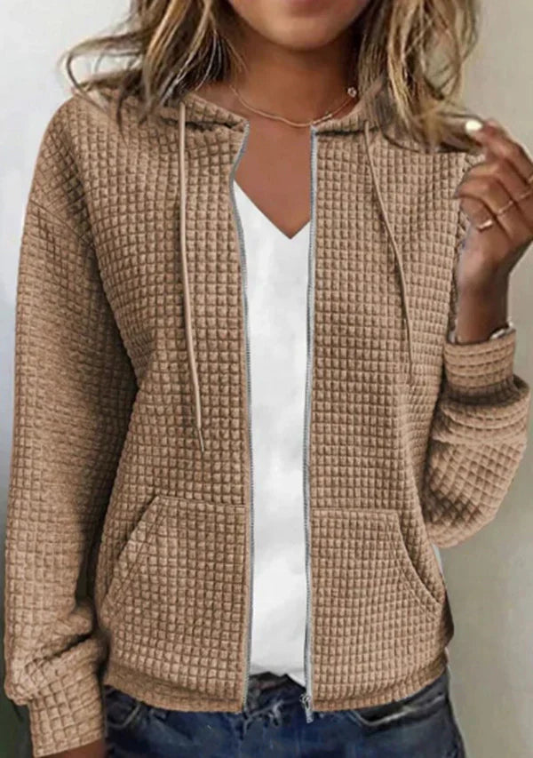 CM | Chaqueta casual con bolsillo en color liso