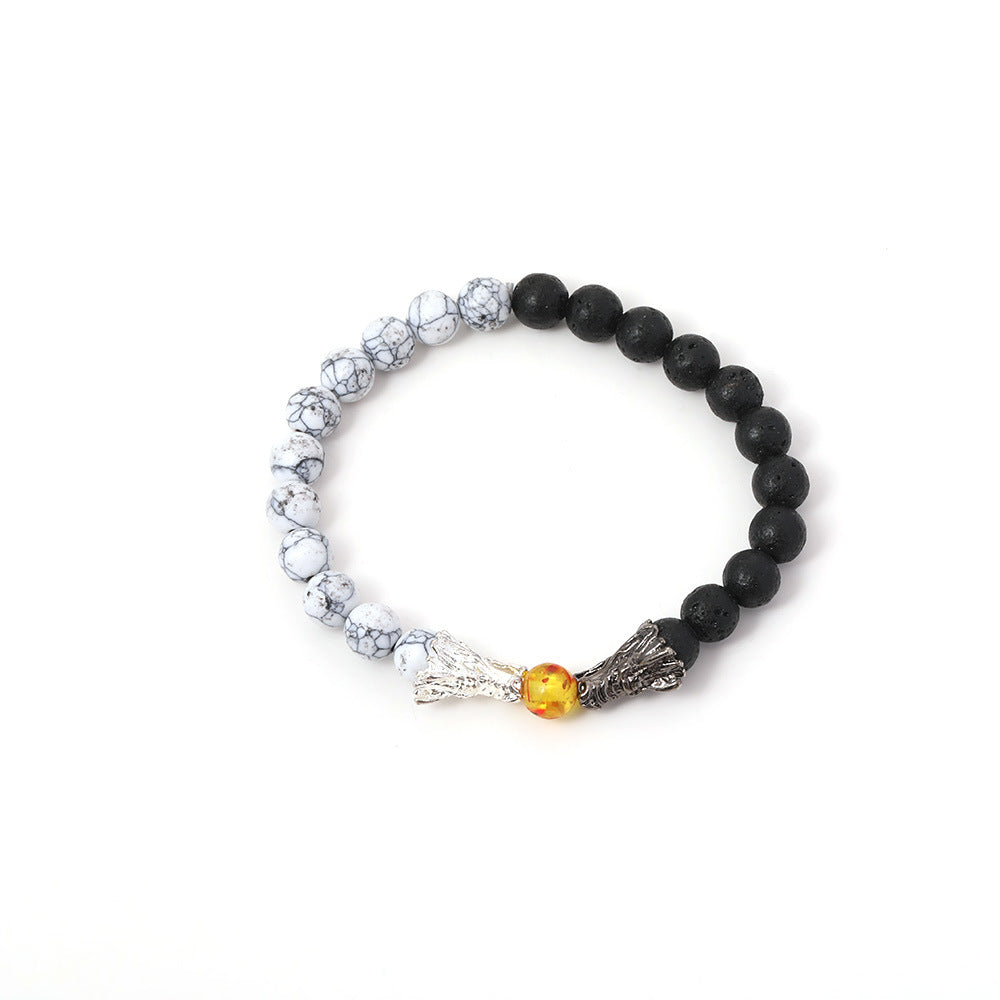 Perla Pulsera vintage hecho a mano