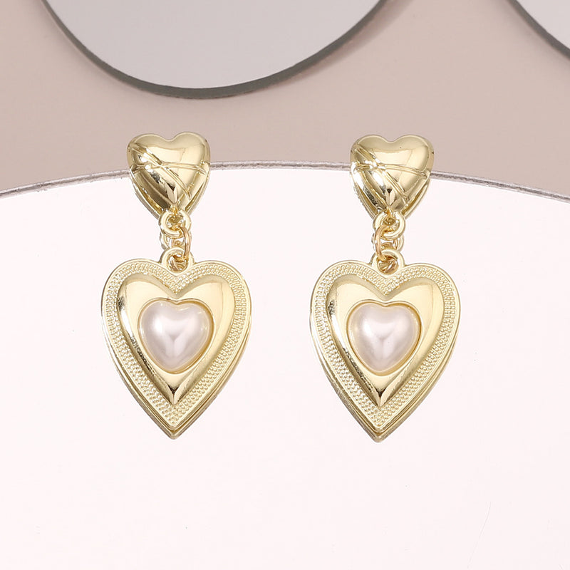 Oro Pendiente elegante para toda ocasión