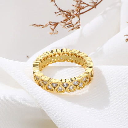 Oro Anillo hermoso con estilo único