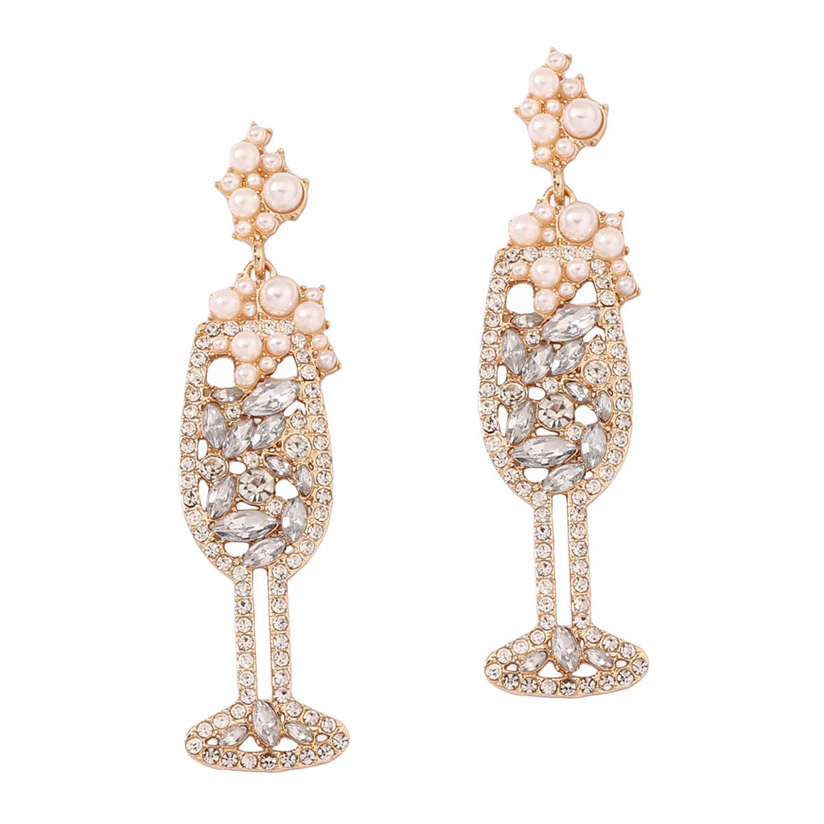 Perla Pendiente impresionante para uso diario