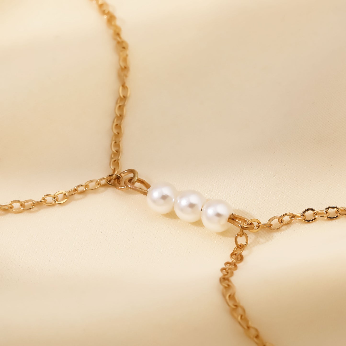 Perla Pulsera artesanal delicado