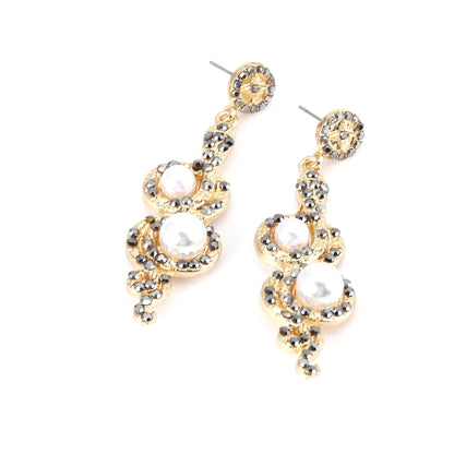 Perla Pendiente clásico con encanto atemporal