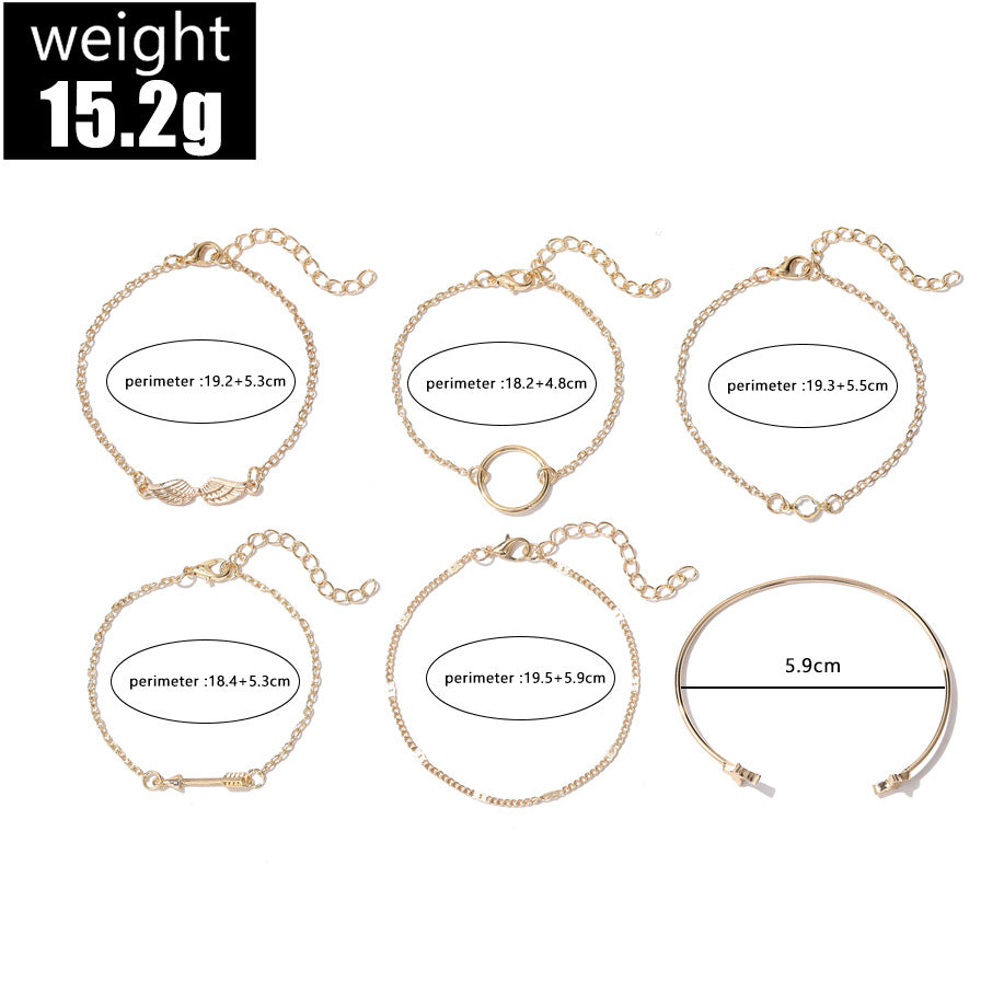 Oro Pulsera encantador para cualquier ocasión