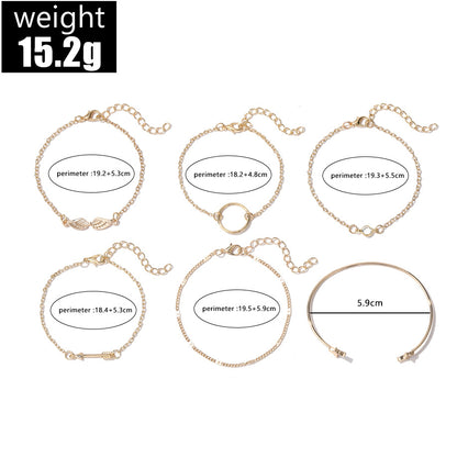 Oro Pulsera encantador para cualquier ocasión