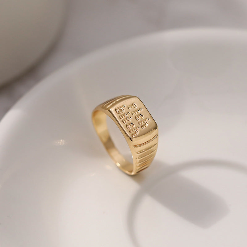 Oro Anillo romántico para momentos especiales