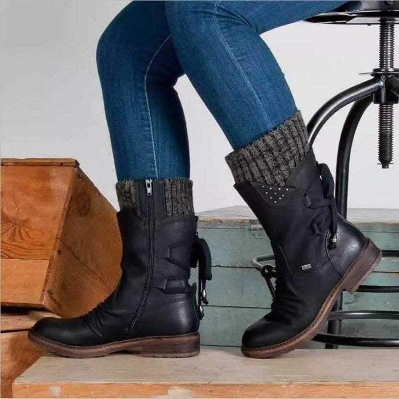 Botas Ortopédicos de Inspiración Vintage