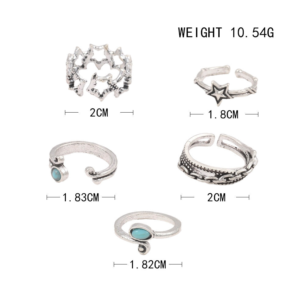 Anillo hermoso con estilo único