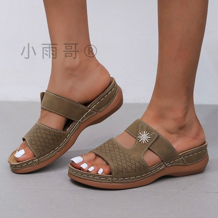 Sandalias Ortopédicos de Inspiración Vintage