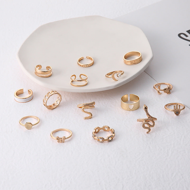 Perla Anillo vintage hecho a mano