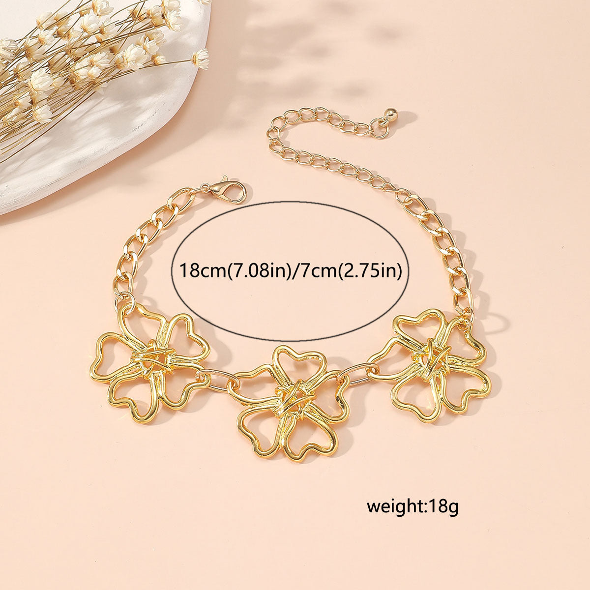 Oro Pulsera romántico para momentos especiales