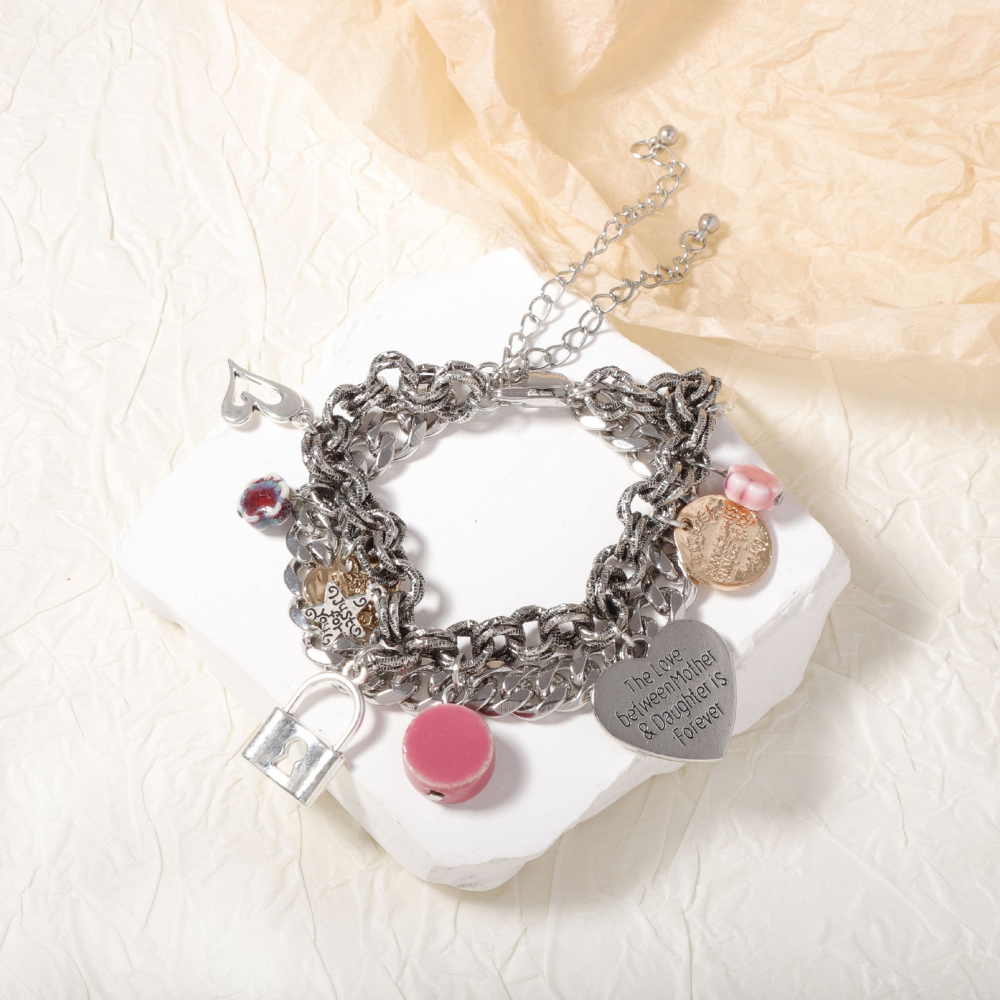 Plata Pulsera impresionante para uso diario