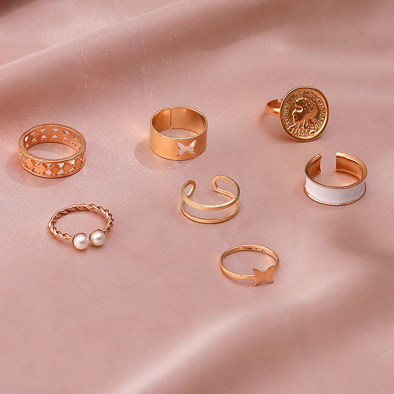 Perla Anillo elegante para toda ocasión