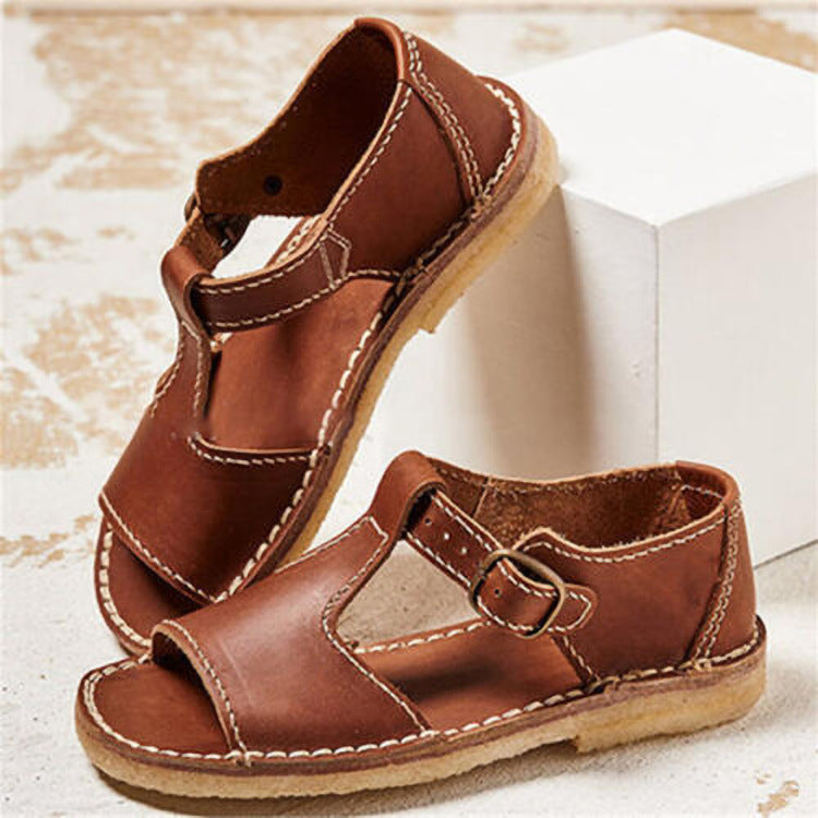 Sandalias Ortopédicos de Inspiración Vintage