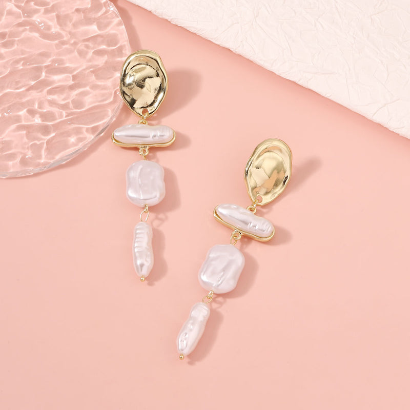 Perla Pendiente clásico con encanto atemporal