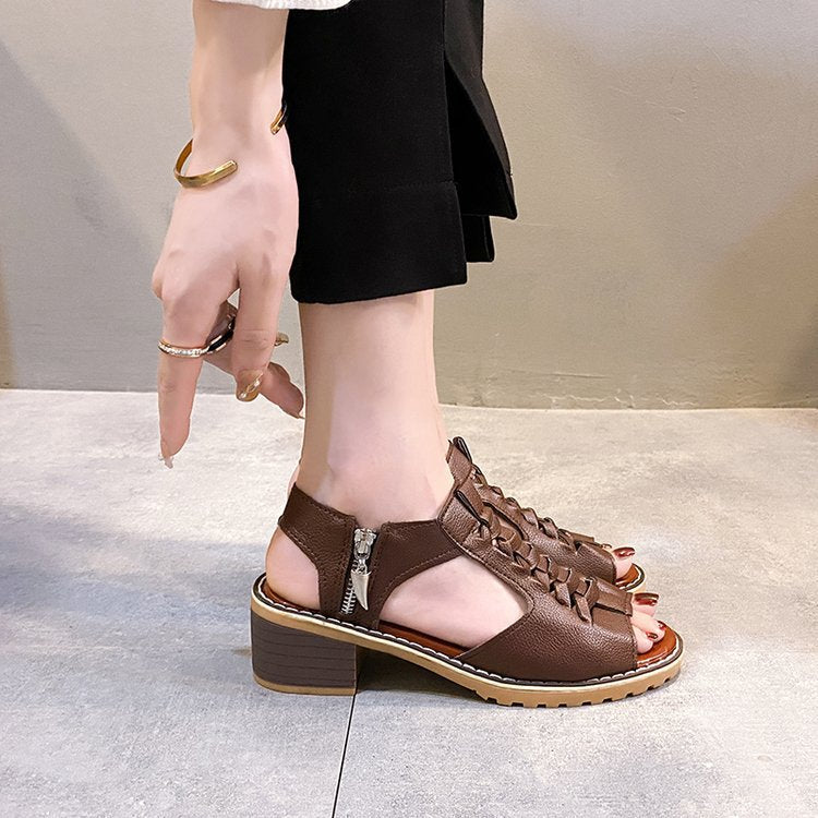 Sandalias Ortopédicos de Inspiración Vintage