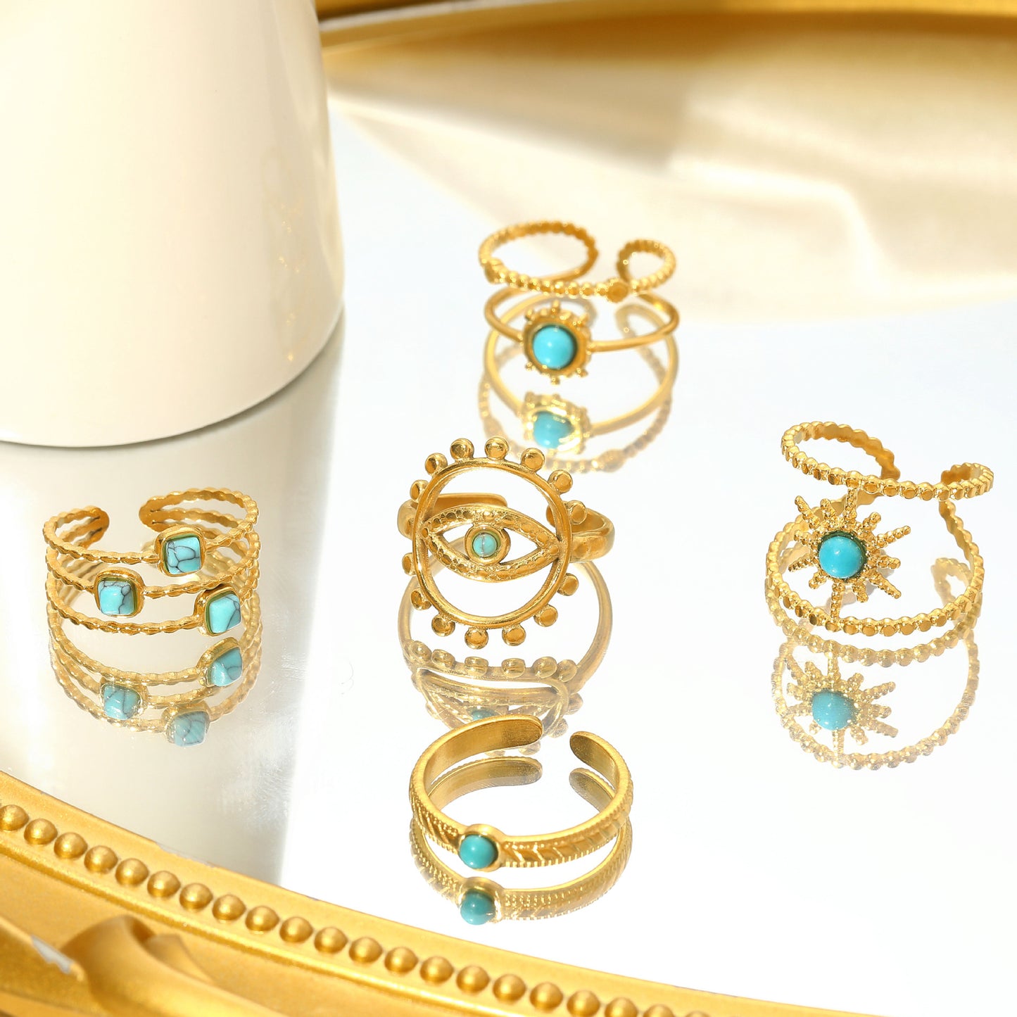 Oro Anillo romántico para momentos especiales