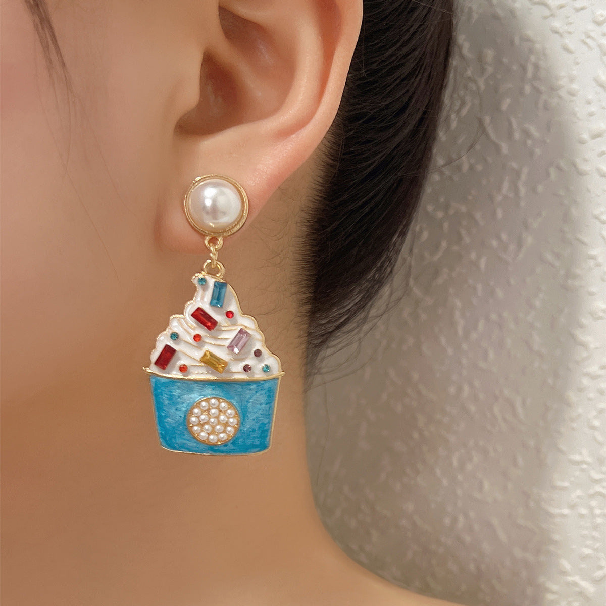 Perla Pendiente impresionante para uso diario