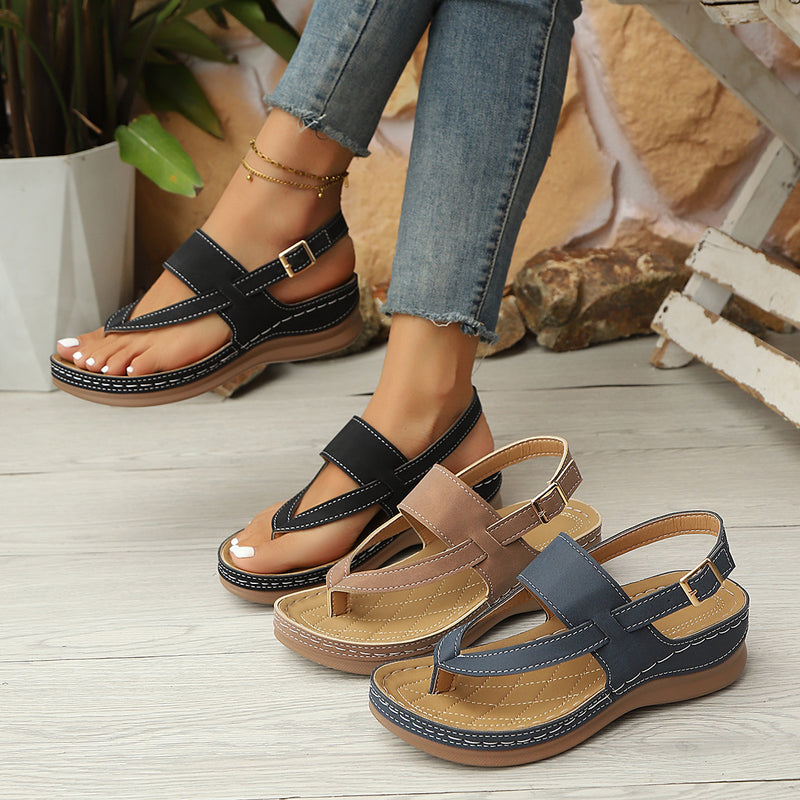 Sandalias Ortopédicos de Inspiración Vintage