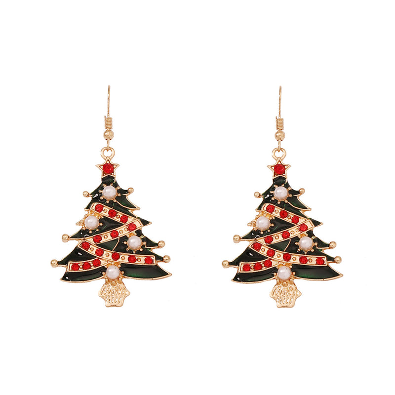 Perla Pendiente vintage hecho a mano