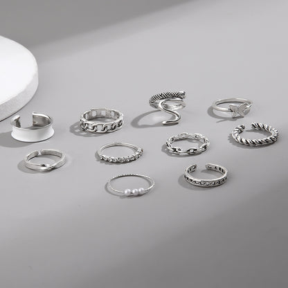 Perla Anillo elegante para toda ocasión