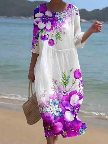KL | Maxi vestido con estampado floral