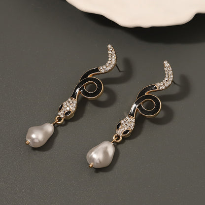 Perla Pendiente clásico con encanto atemporal