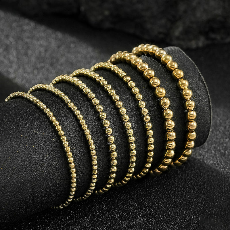 Oro Pulsera clásico con encanto atemporal