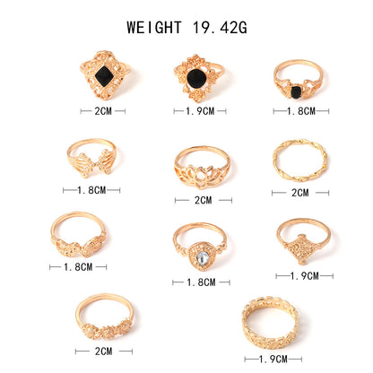 Oro Anillo elegante para toda ocasión