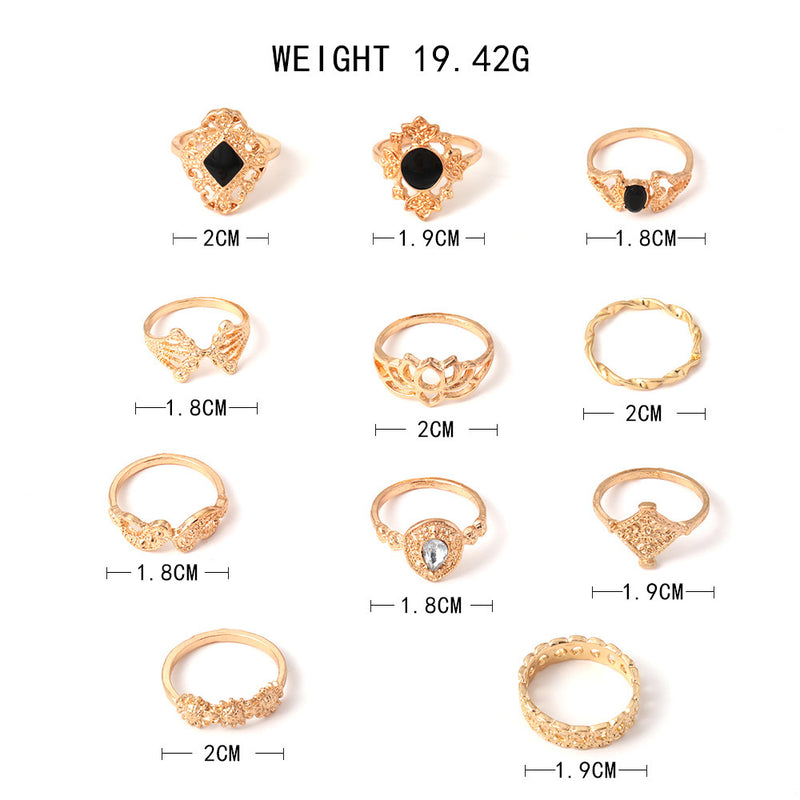 Oro Anillo elegante para toda ocasión