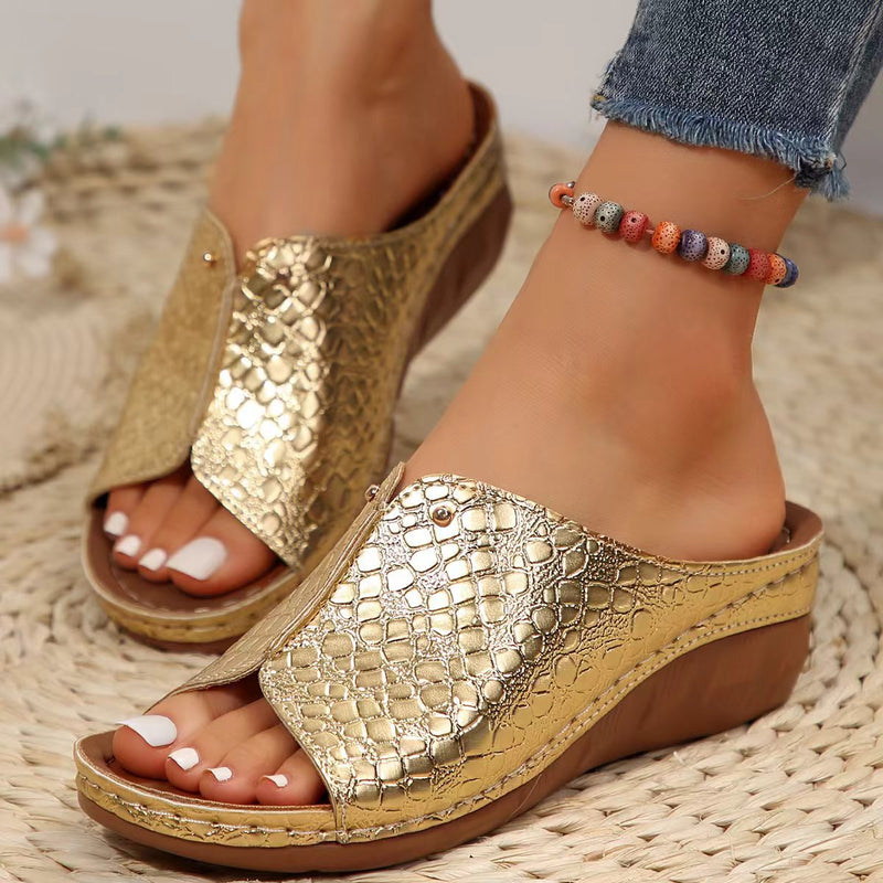 Sandalias Ortopédicos de Inspiración Vintage